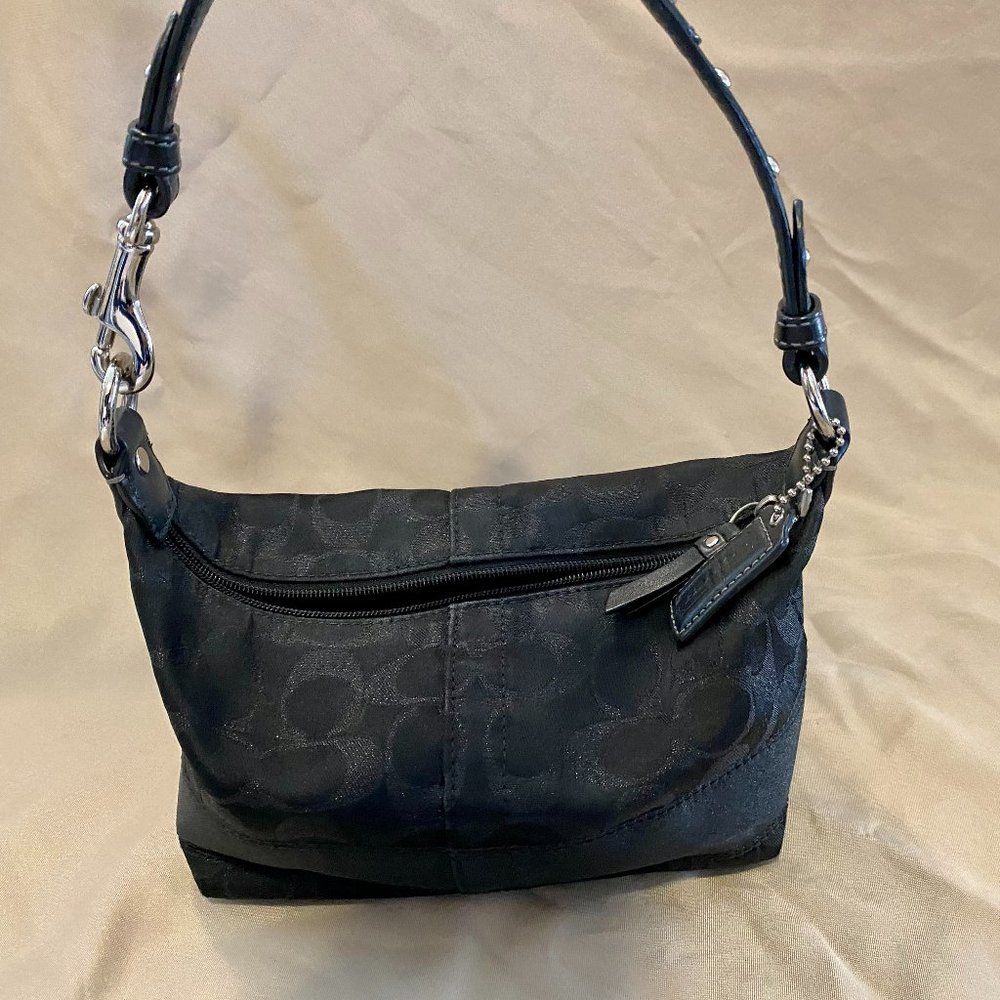 Coach small black purse